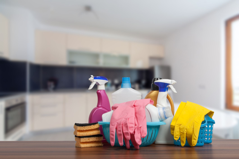 10. Be Wary Of Household Cleaners 