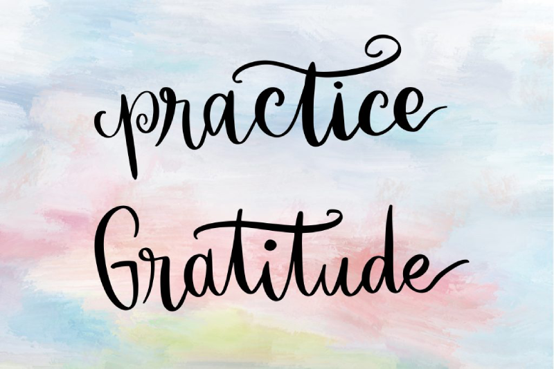 3. Practice Gratitude 