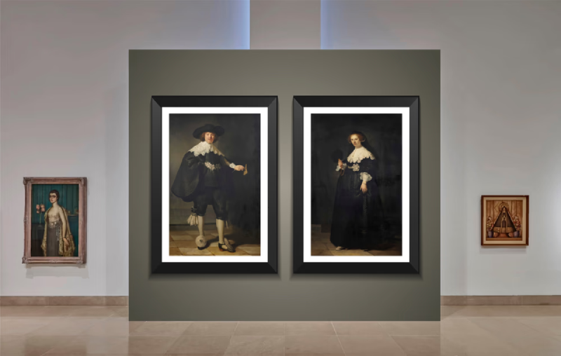 10. Portraits of Maerten Soolmans and Oopjen Coppit (1634)