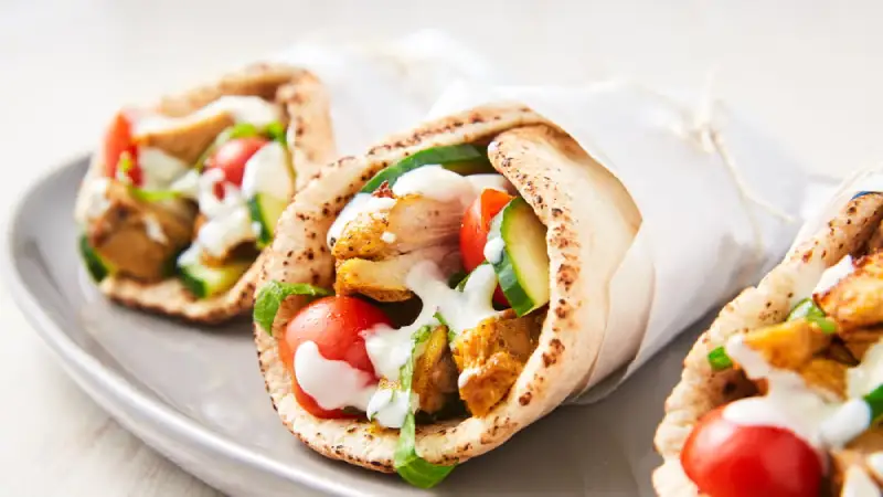 Middle eastern chicken shawarma 