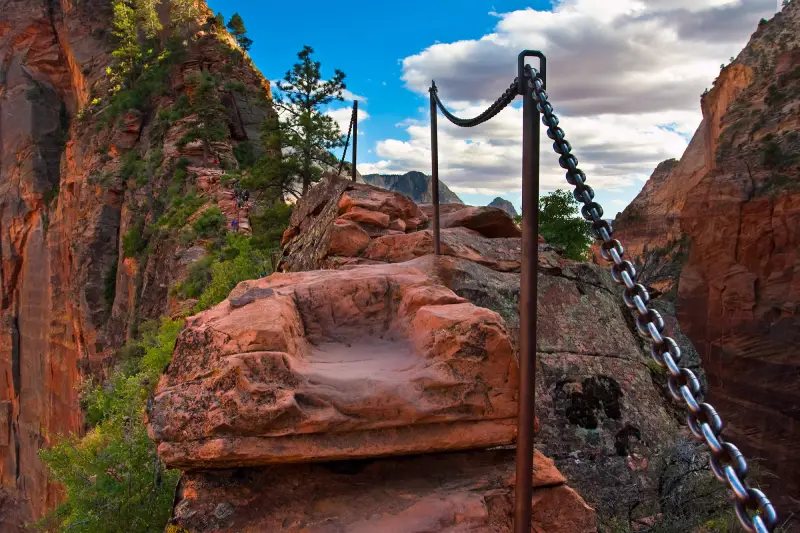 Plunging From Angel's Landing, Zion National Park