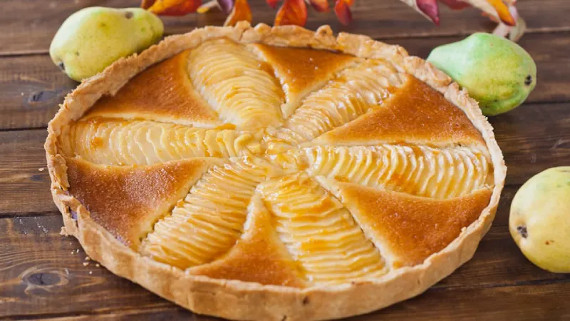 Pear and Almond Tart 