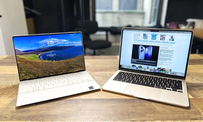 Laptops MacBook Air M2 & Dell XPS 13